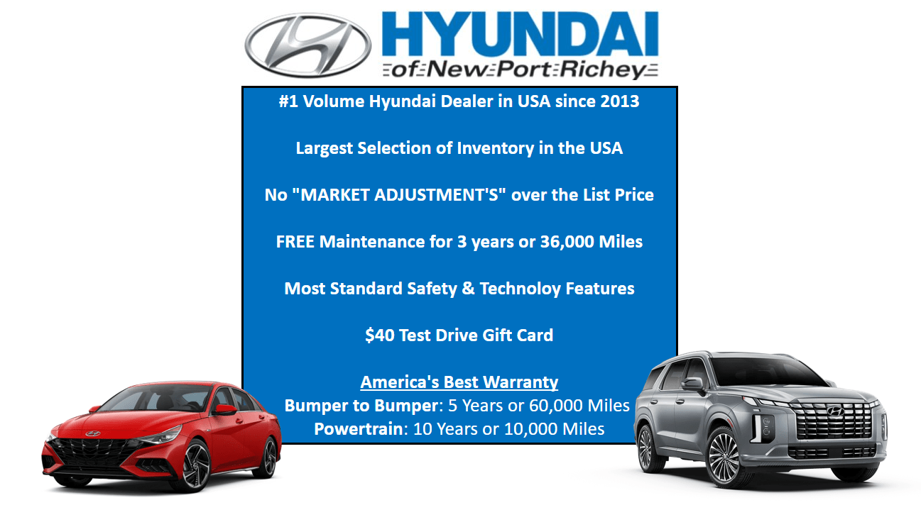 Top 100+ images hyundai of new port richey cars In.thptnganamst.edu.vn