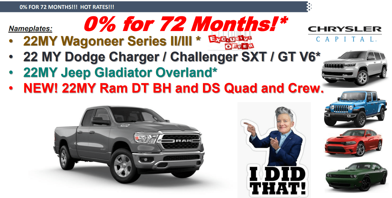 No Payments for 90 Days Stone's Chrysler Dodge Jeep Ram