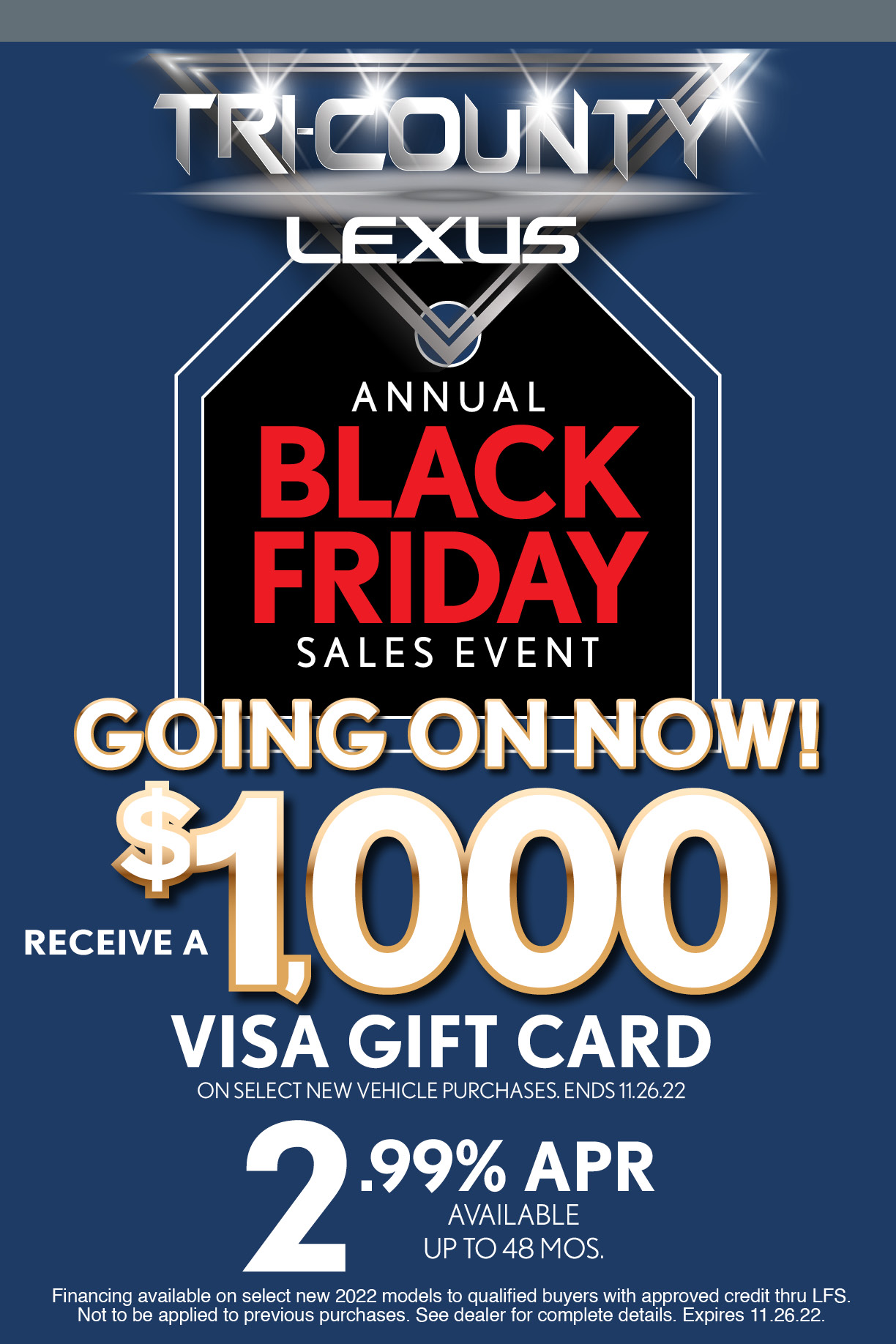 Black Friday Sales Event Tri County Lexus
