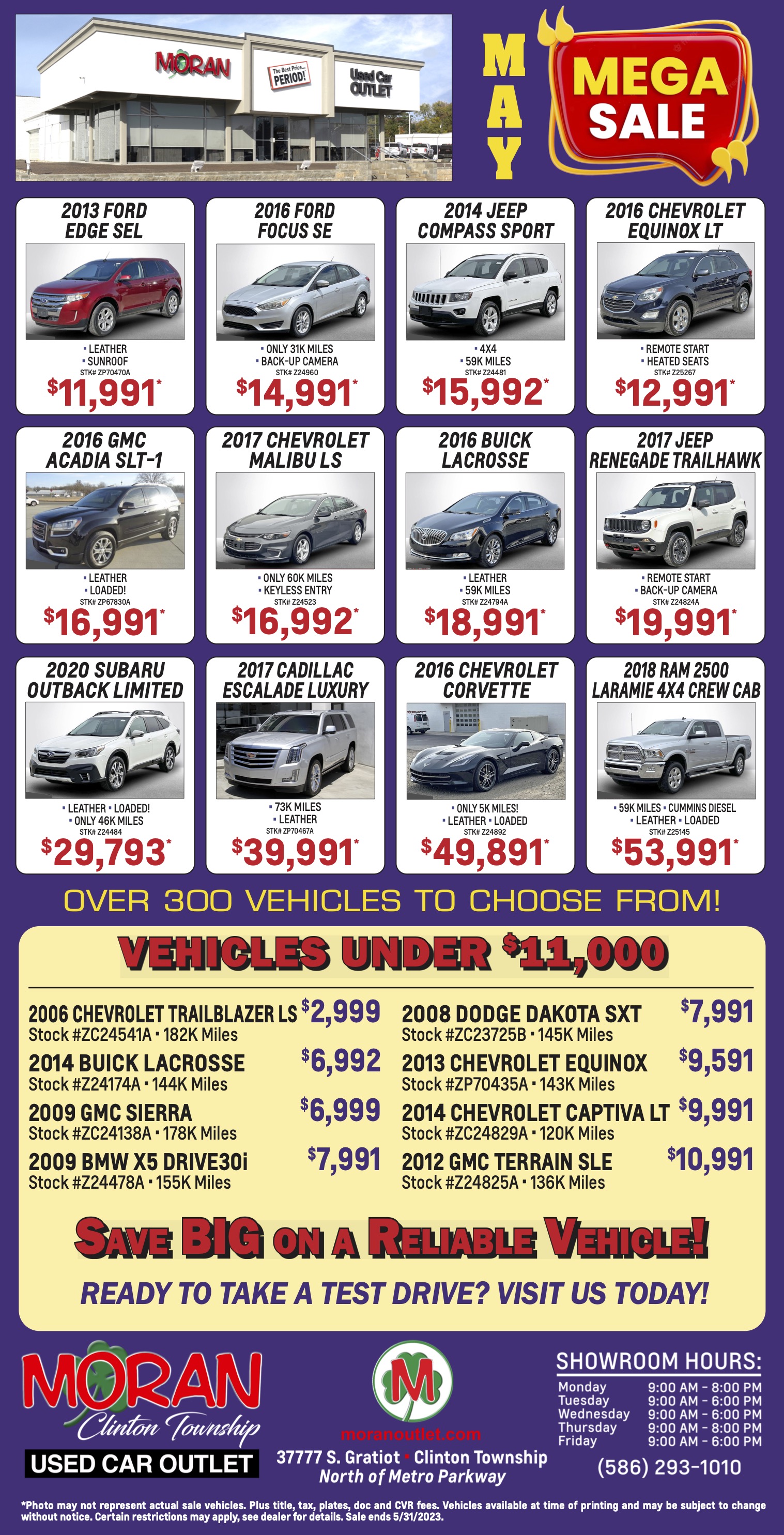 Used Car Outlet Moran Automotive