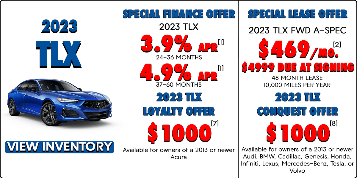 New Acura Specials