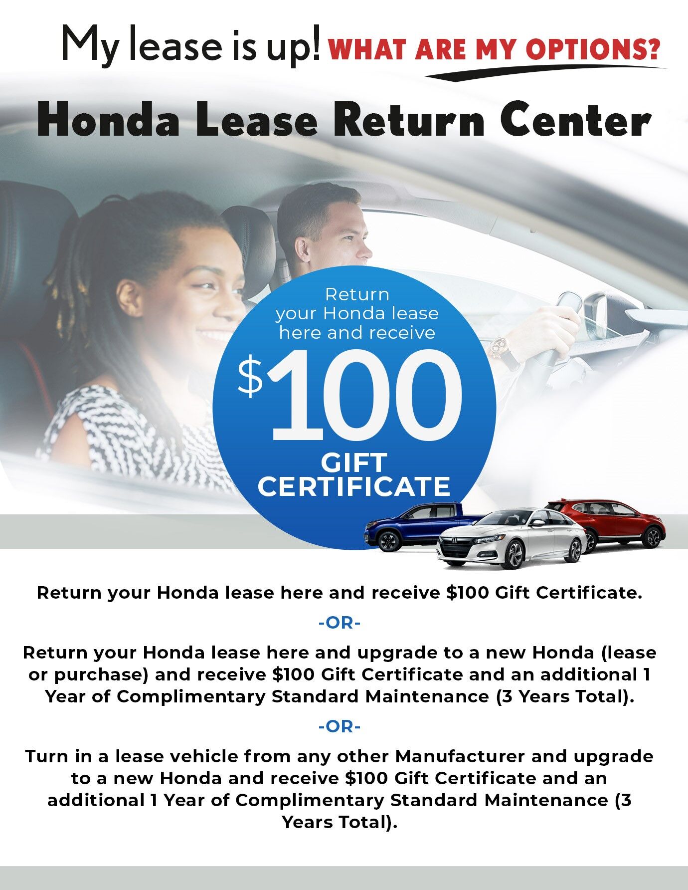 Lease Return Center Pohanka Honda of Salisbury