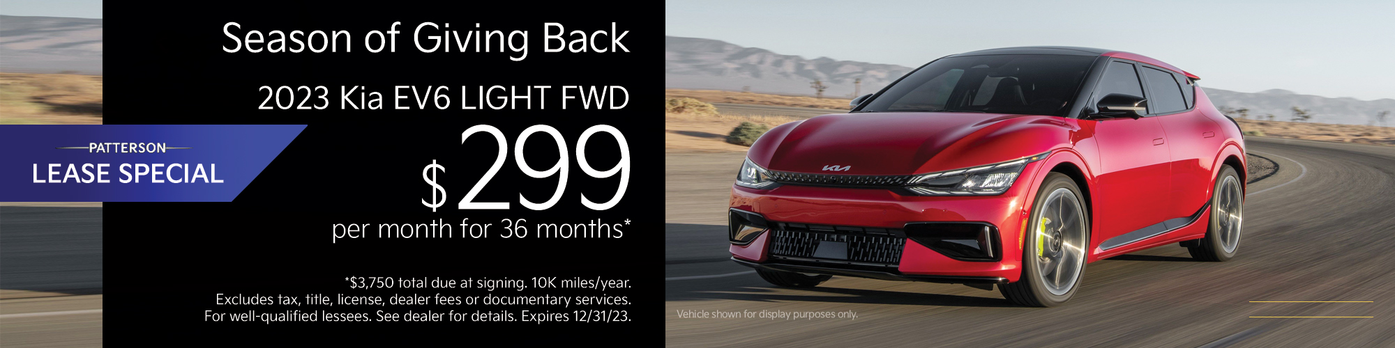 Season of Giving Back at Mission Viejo Kia