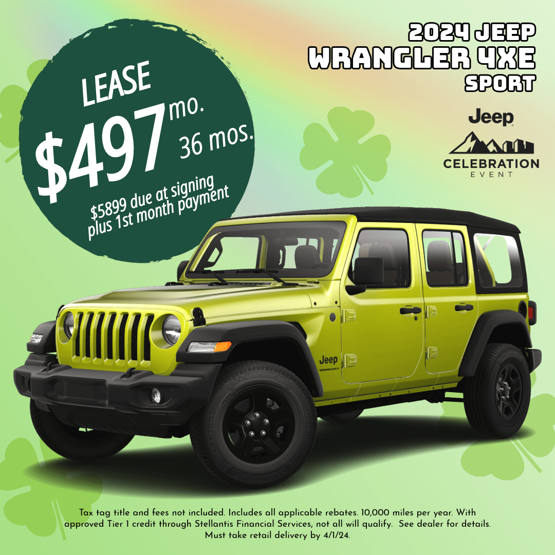 New Vehicle Specials Len Stoler Dodge Chrysler Jeep Ram