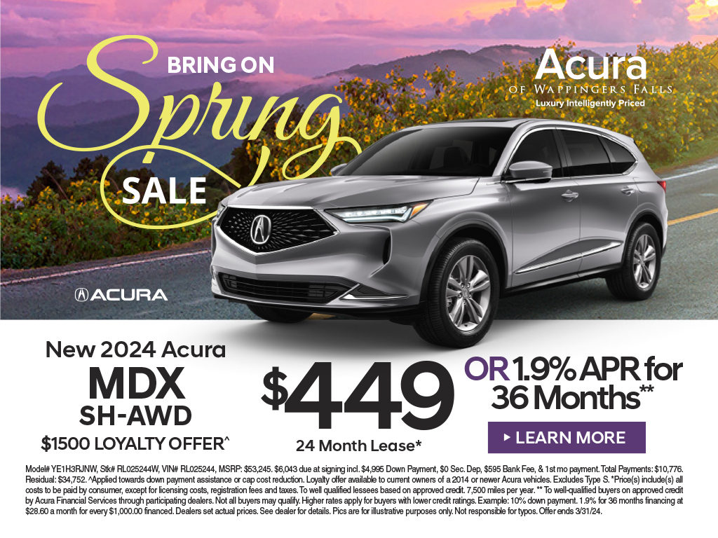 New Vehicle Specials Acura of Wappingers Falls