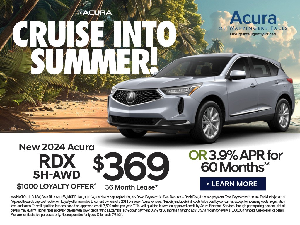 New Vehicle Specials Acura of Wappingers Falls