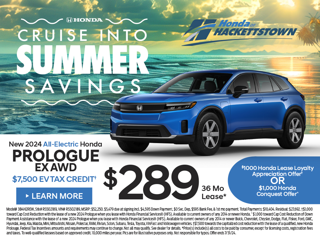 New Vehicle Specials Honda of Hackettstown