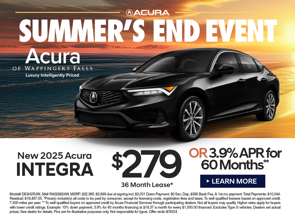 New Vehicle Specials Acura of Wappingers Falls