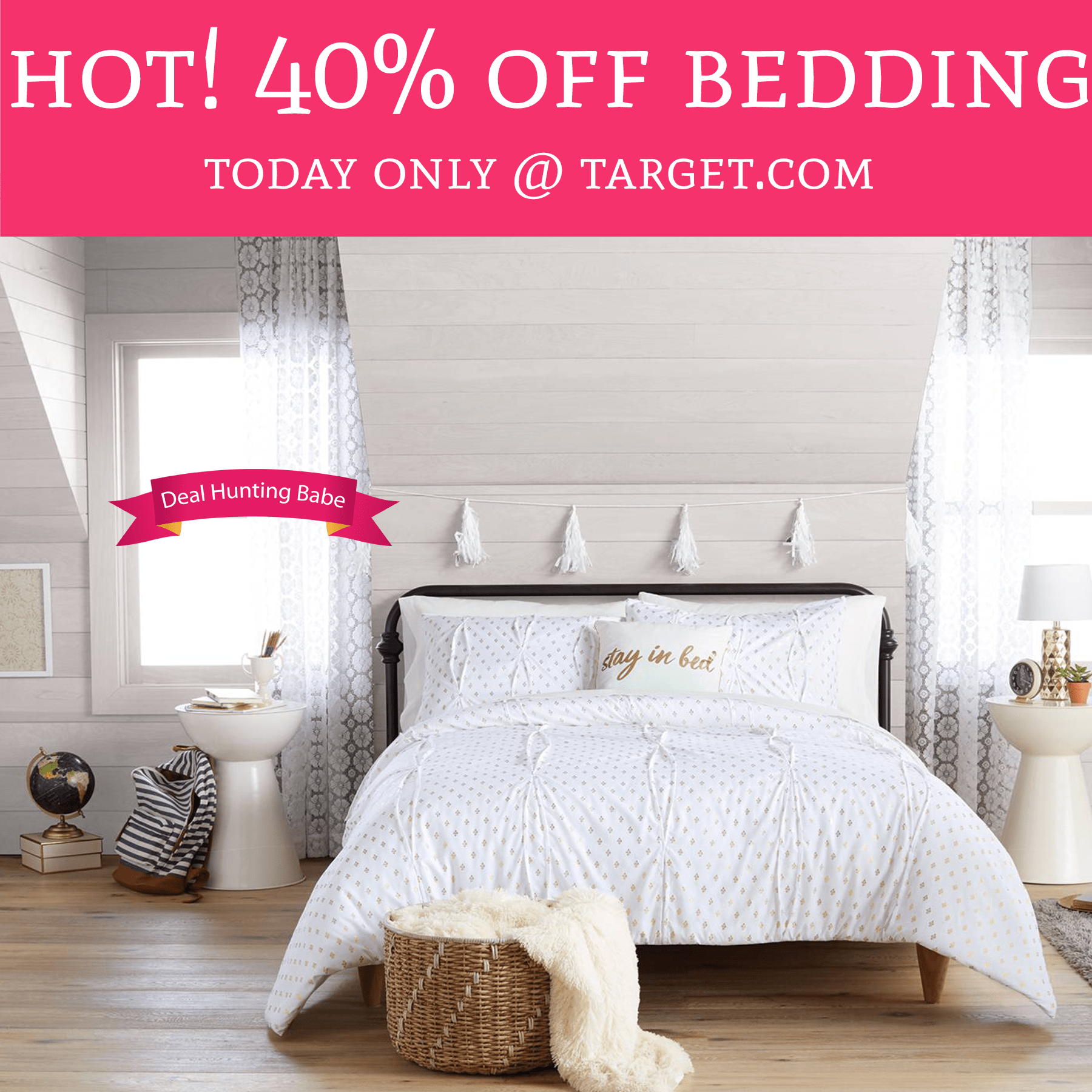 Hot! 40 off Bedding Target Deal Hunting Babe