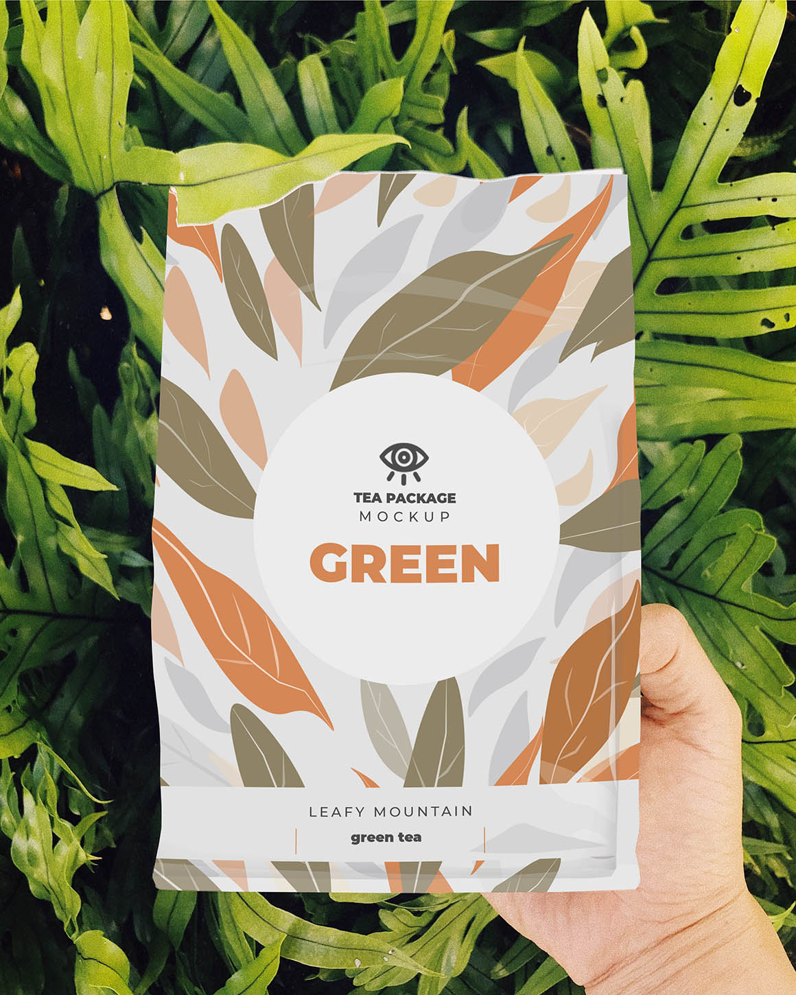 Tea Package Free Mockup — Discounted design bundles