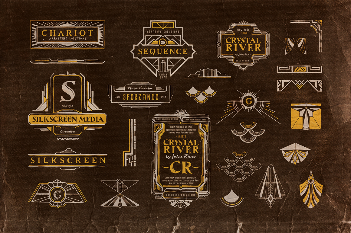 Retro/Vintage Graphic Designer Kit v.2 — Discounted