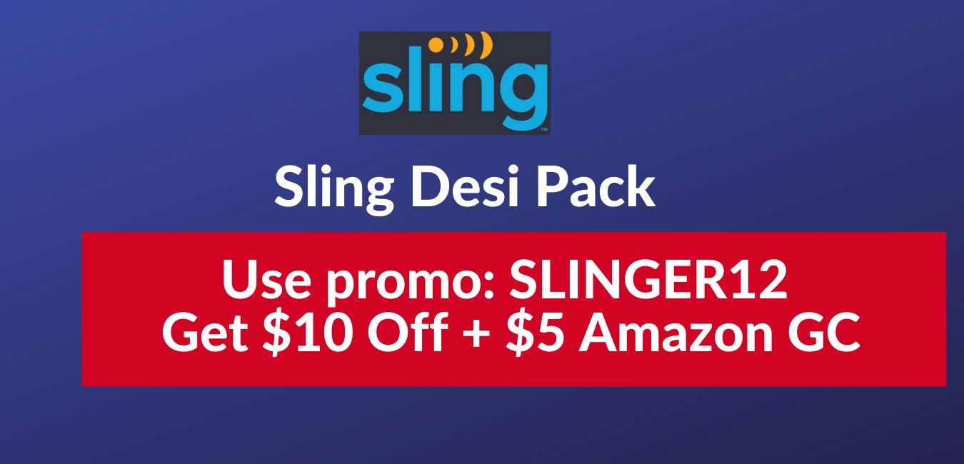 Sling best offer with Promo SLINGER12 (15 Discount) Deals Earning
