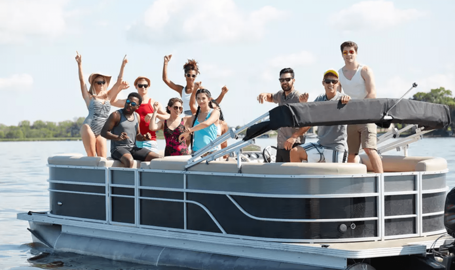 How Fun! Get a FullDay Pontoon Boat Rental at Bartlett Lake for Up to 10 People for 240 With