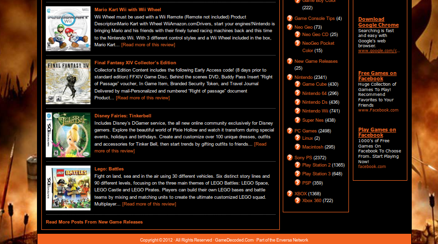 game cheats site design ! M.Atef
