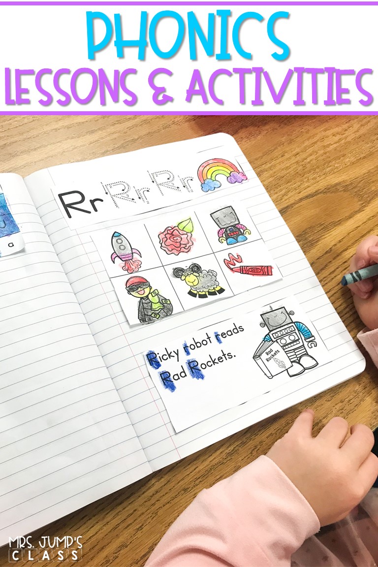 Phonics Lessons and Activities for Kindergarten & First Grade