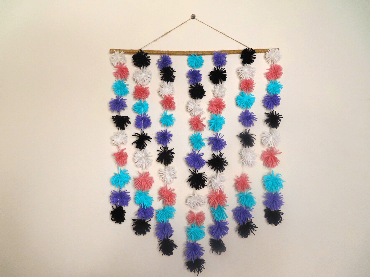 How to Make a Pom Pom Wall Hanging DeAnn Creates