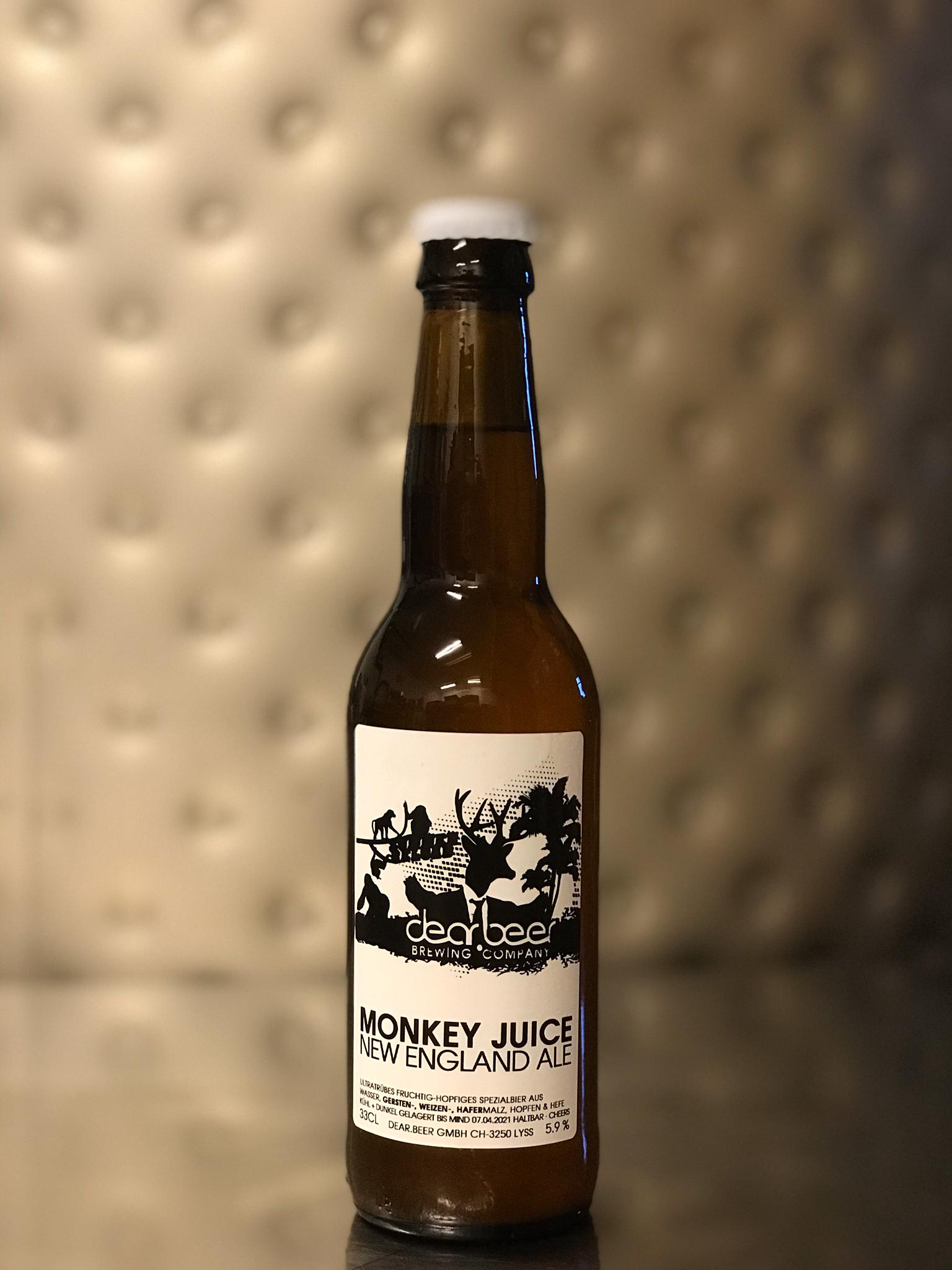 Monkey Juice dear.beer brewing company lyss switzerland