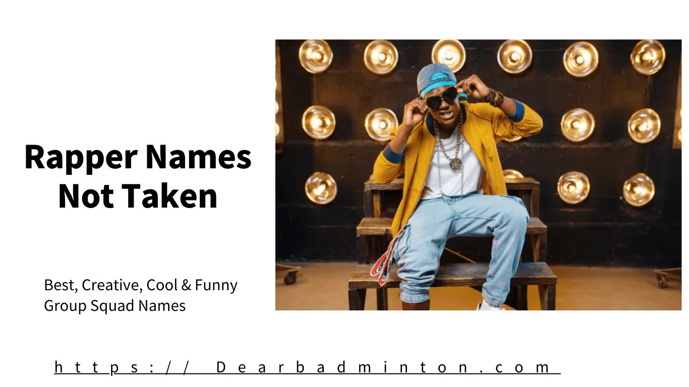 Rapper Names Not Taken that are Creative, Good, Funny & Genius