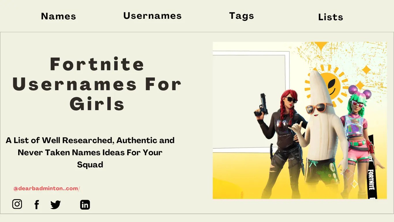 100+Fortnite Usernames For Girls that are Fiery & Invincible!