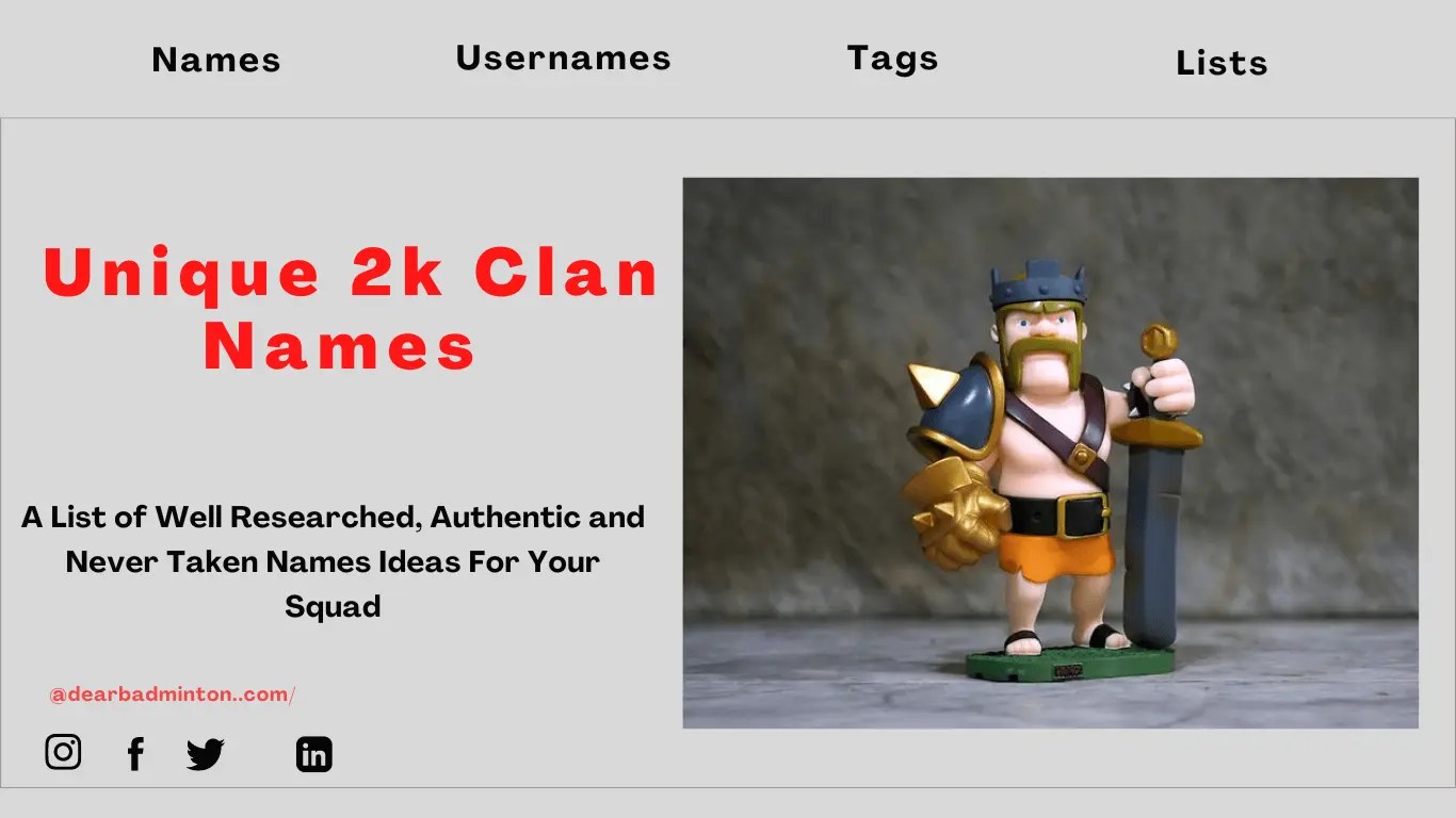 100+ 2K Clan Names [ Sweaty, NBA, 3 Letter, Comp ] List2024