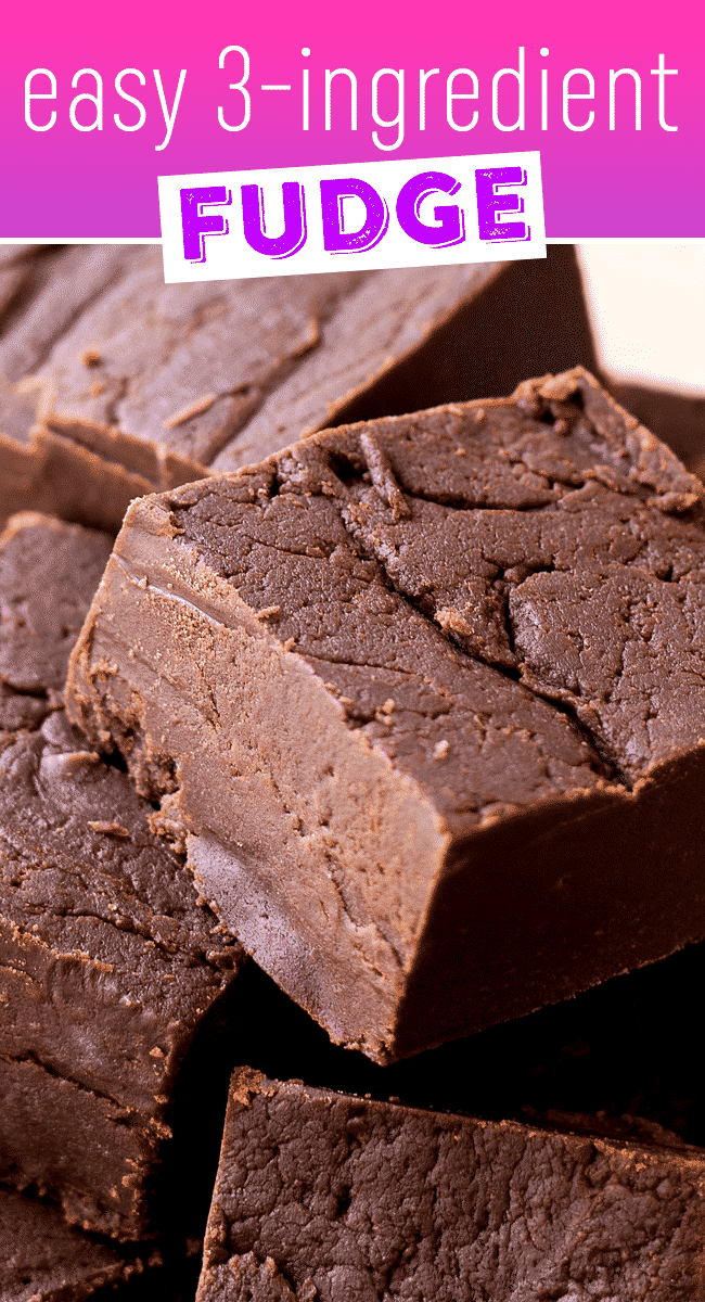 Easy 3Ingredient Fudge
