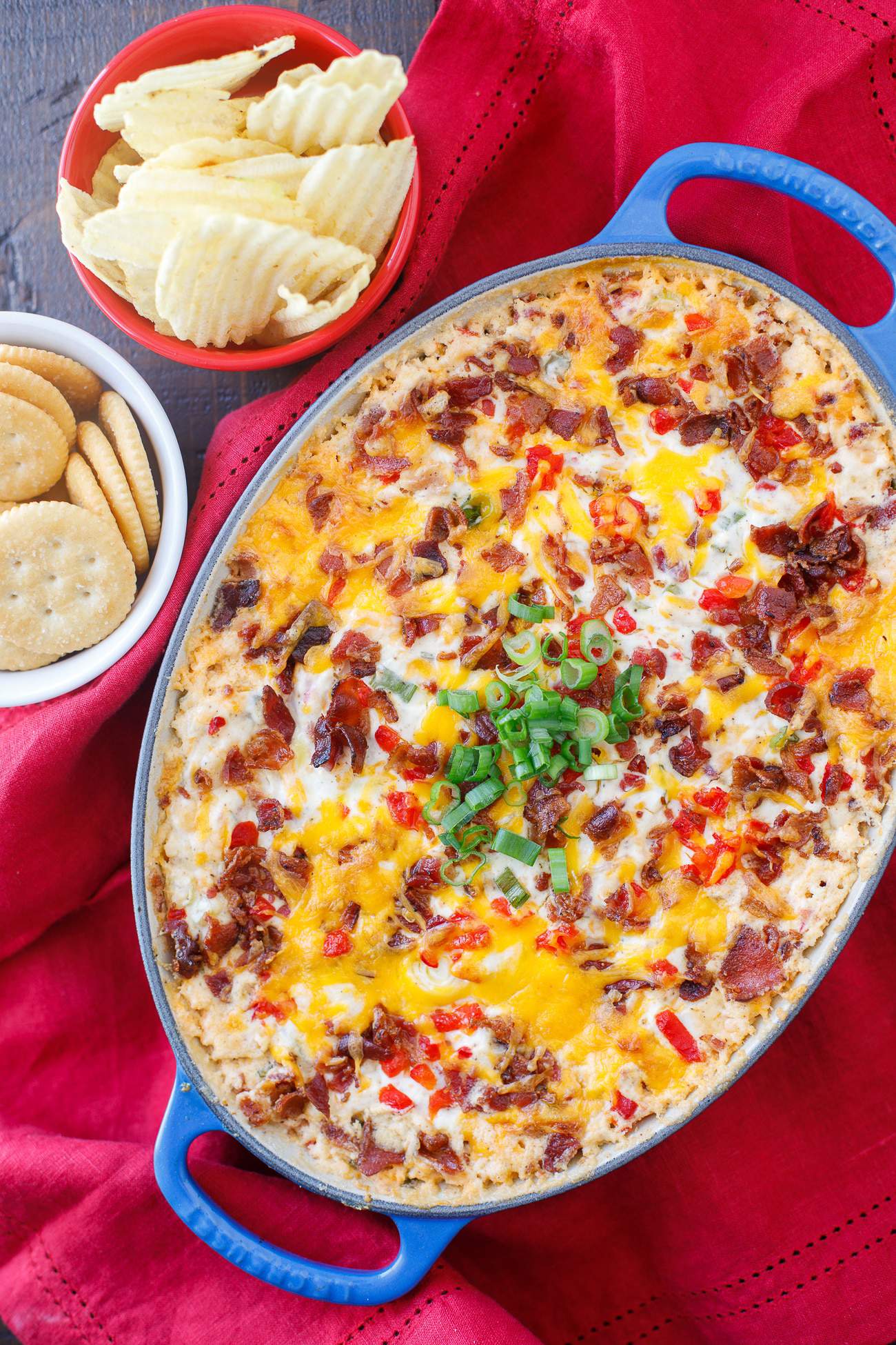 Warm Cheesy Bacon Dip