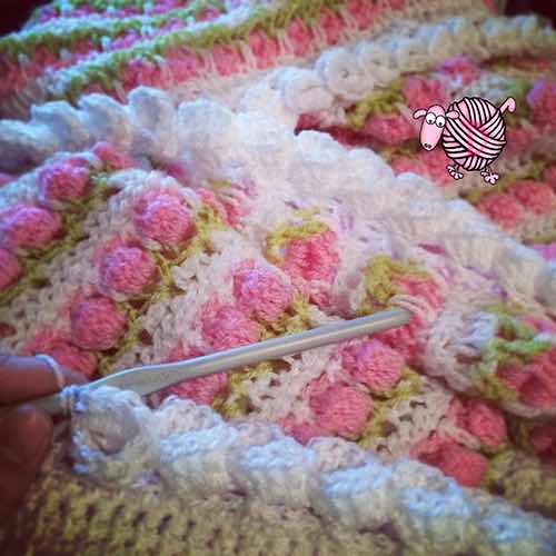 Crochet Flower Edging Corners Dearest Debi Patterns