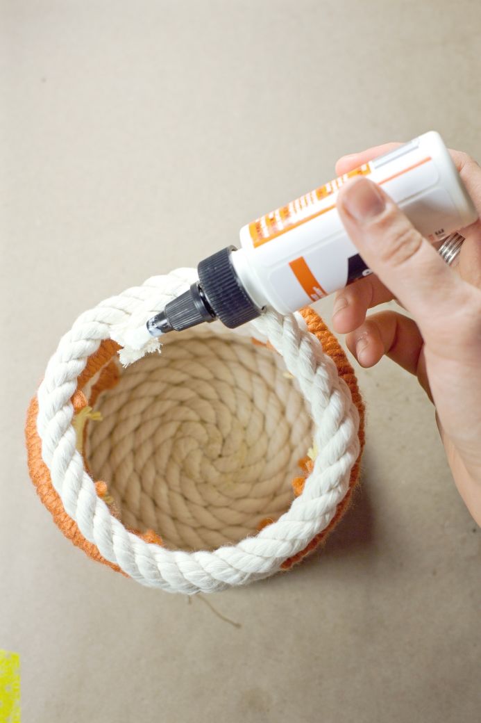 DIY NoSew Mini Rope Basket Dear Handmade Life