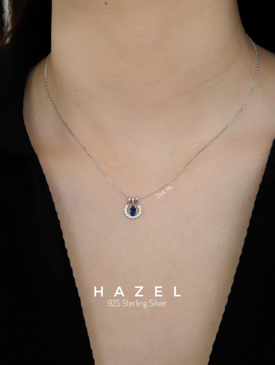 Hazel Necklace (925 Sterling Silver) Dear Me Jewelry