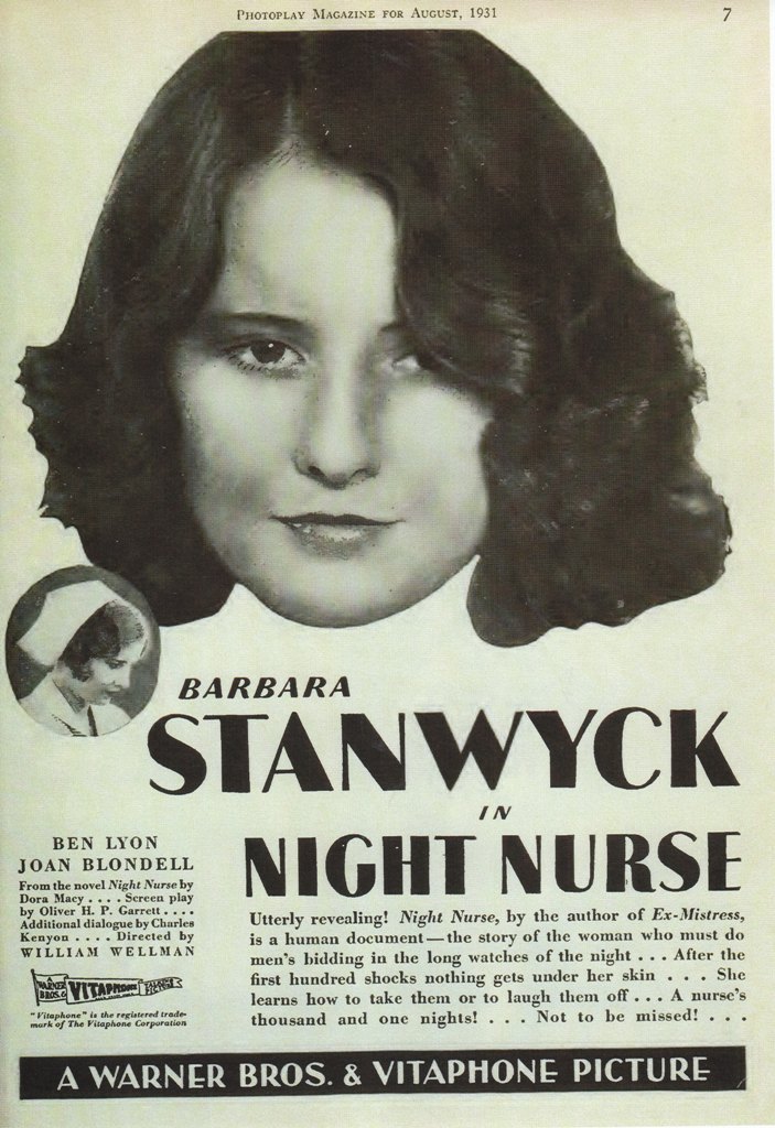 Night Nurse (1931) Dear Mr. Gable