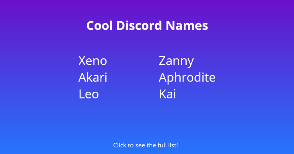 250+ Funny Discord Names That Are Clever, Unique & Cool