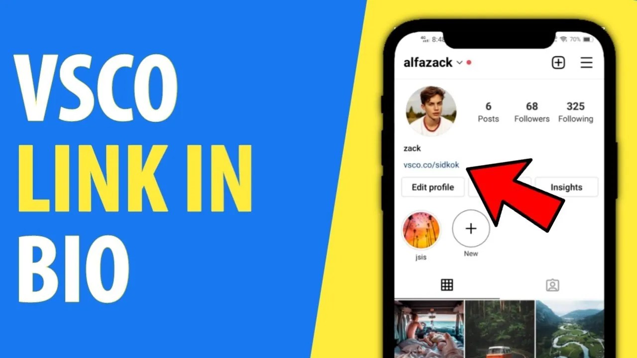 How To Put Your VSCO Link In Instagram Bio?