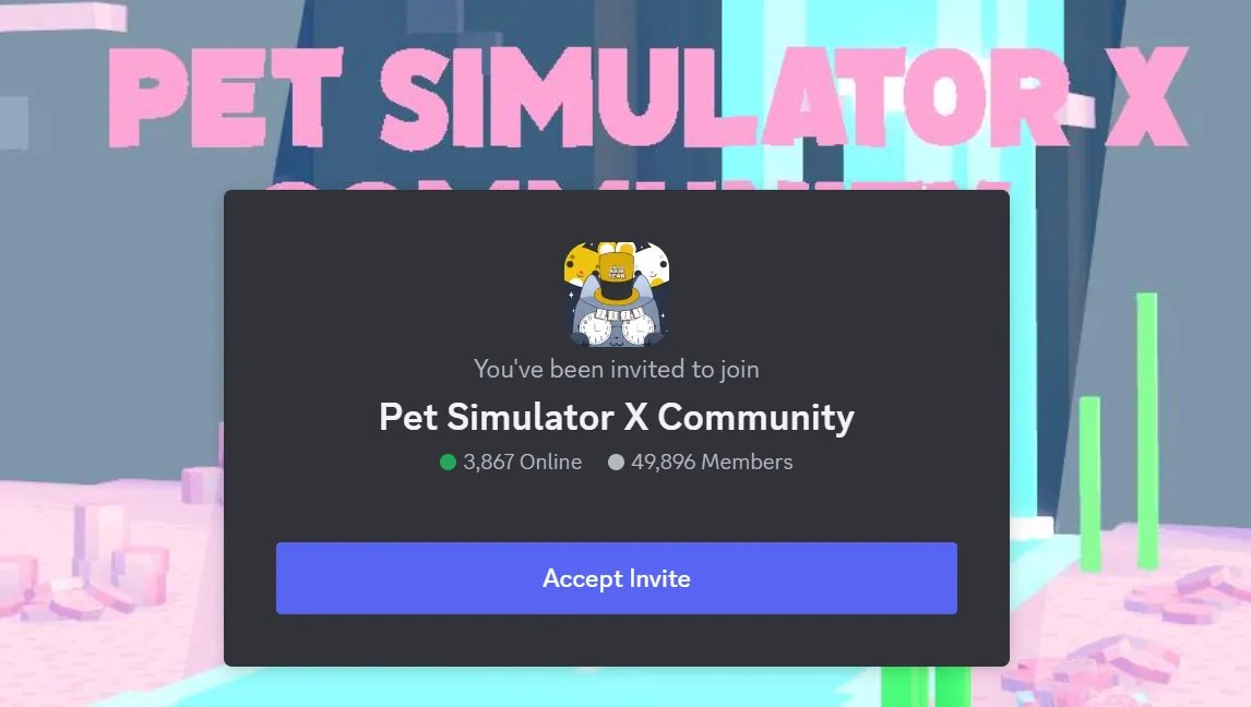 Pet Simulator X Discord How To Join?