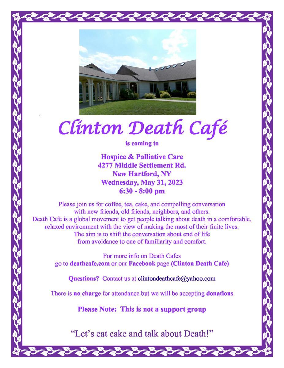 Clinton Death Cafe