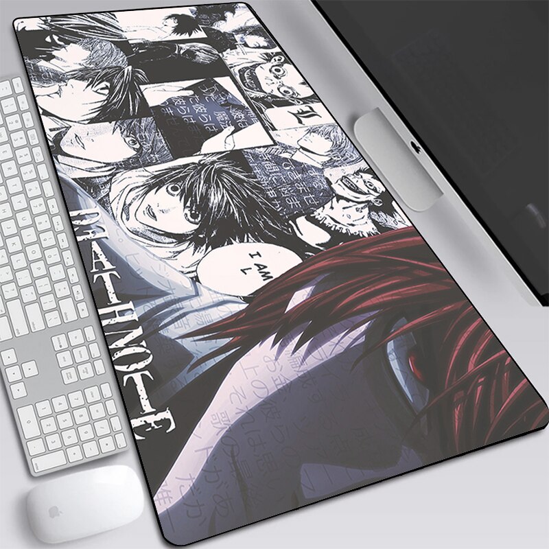 Anime Death Note Kira Big Keyboard Mousepad Death Note Merchandise