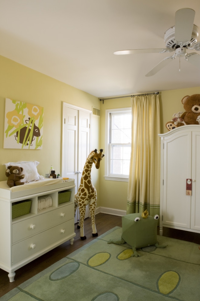 Tipps zur Kinderzimmer Wandgestaltung mit Farbe Gelb