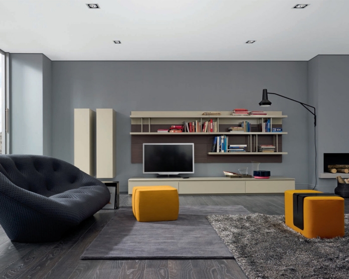 Moderne Wohnwand als stilvolles Möbelstück mit Individualität