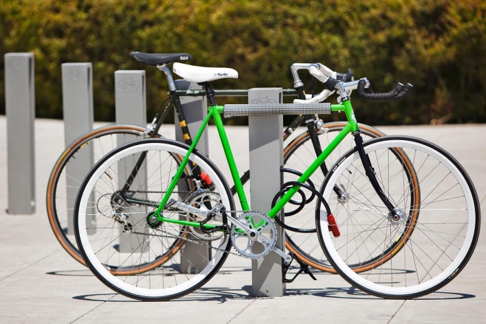 Ausgefallenes Fahrradständer Design für öffentliche Räume