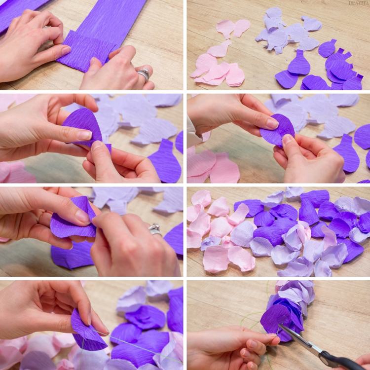 10 DIY paper flowers and easy tutorials how to make spring decorations