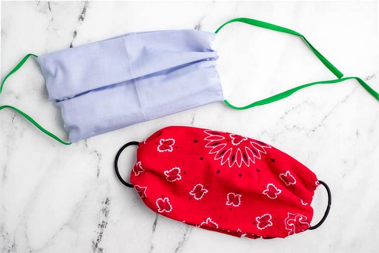 How to make no sew face mask from household materials