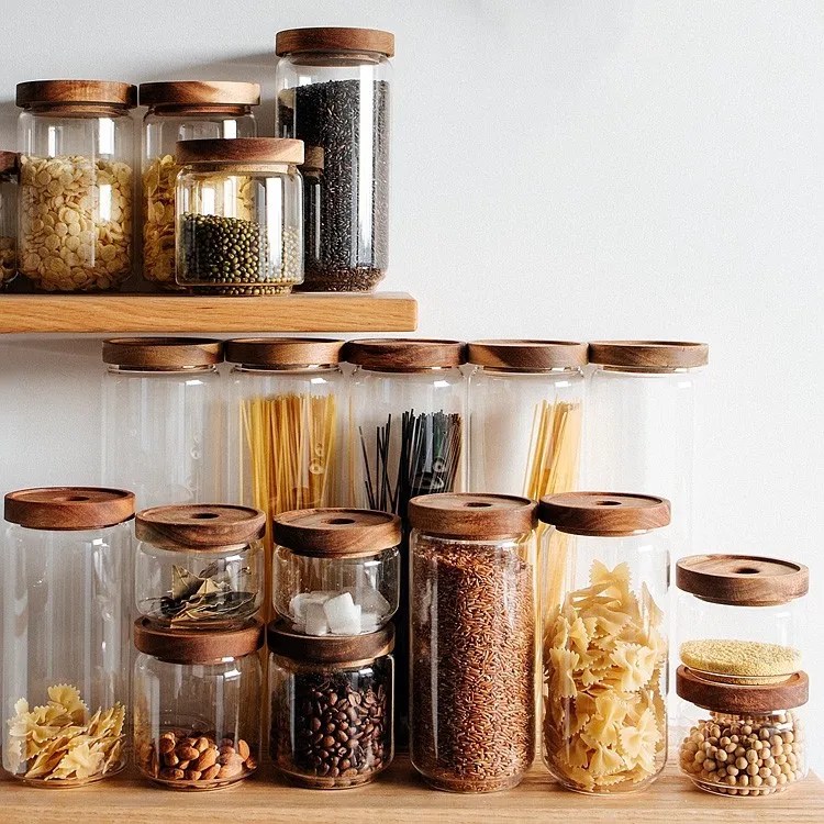 Glass Canisters Trendy EcoFriendly Kitchen Storage Solutions