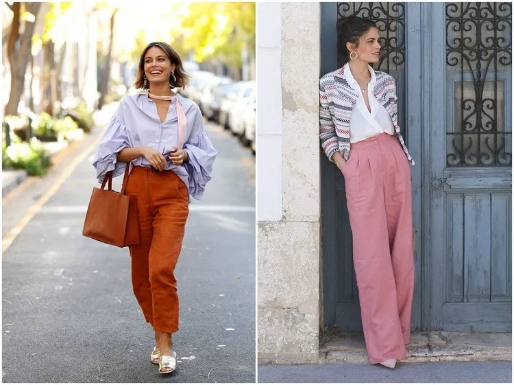 15 Ideas How to Style Linen Pants for Work This Summer