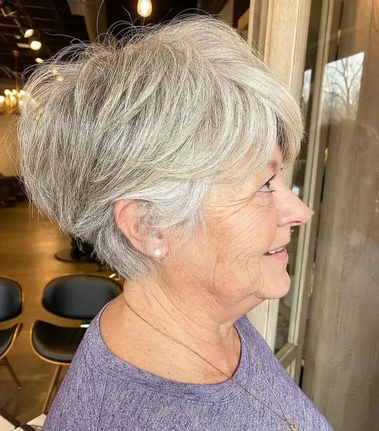Pixie Wash and Wear Haircuts for over 60 The Best Ideas
