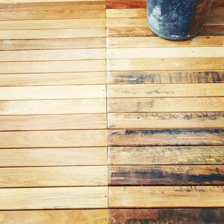 How to Remove Black Stains from a Wood Deck Follow the Guide!