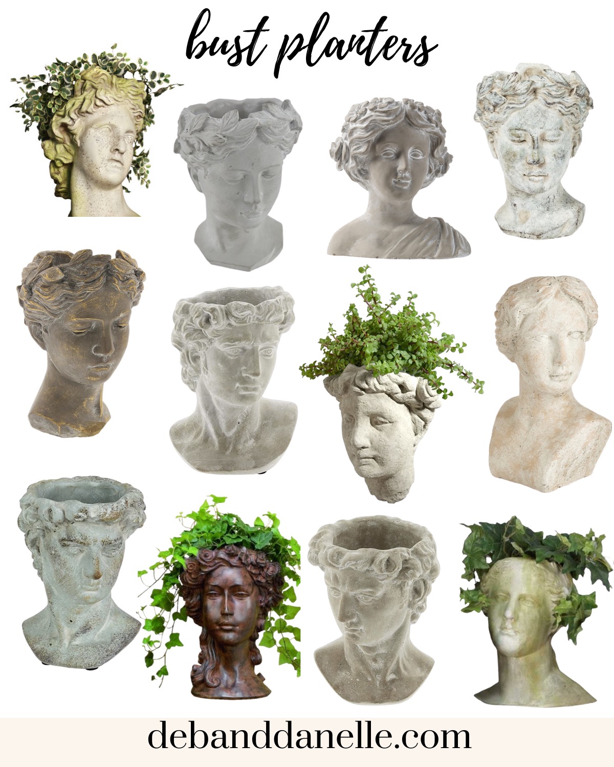 Best Bust Planters Bust Planters For Your Home Decor Collection