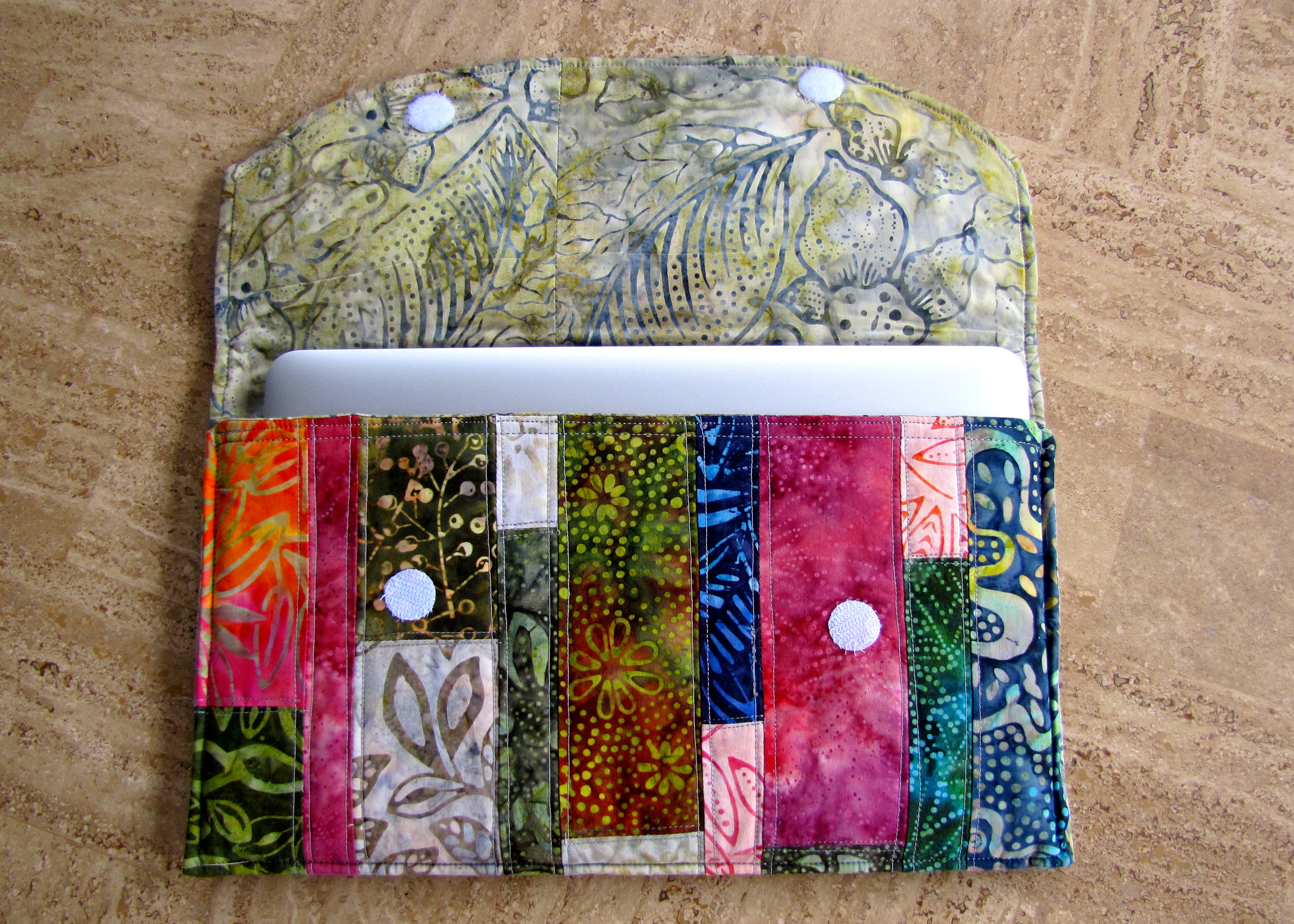 Quilted laptop sleeve tutorial