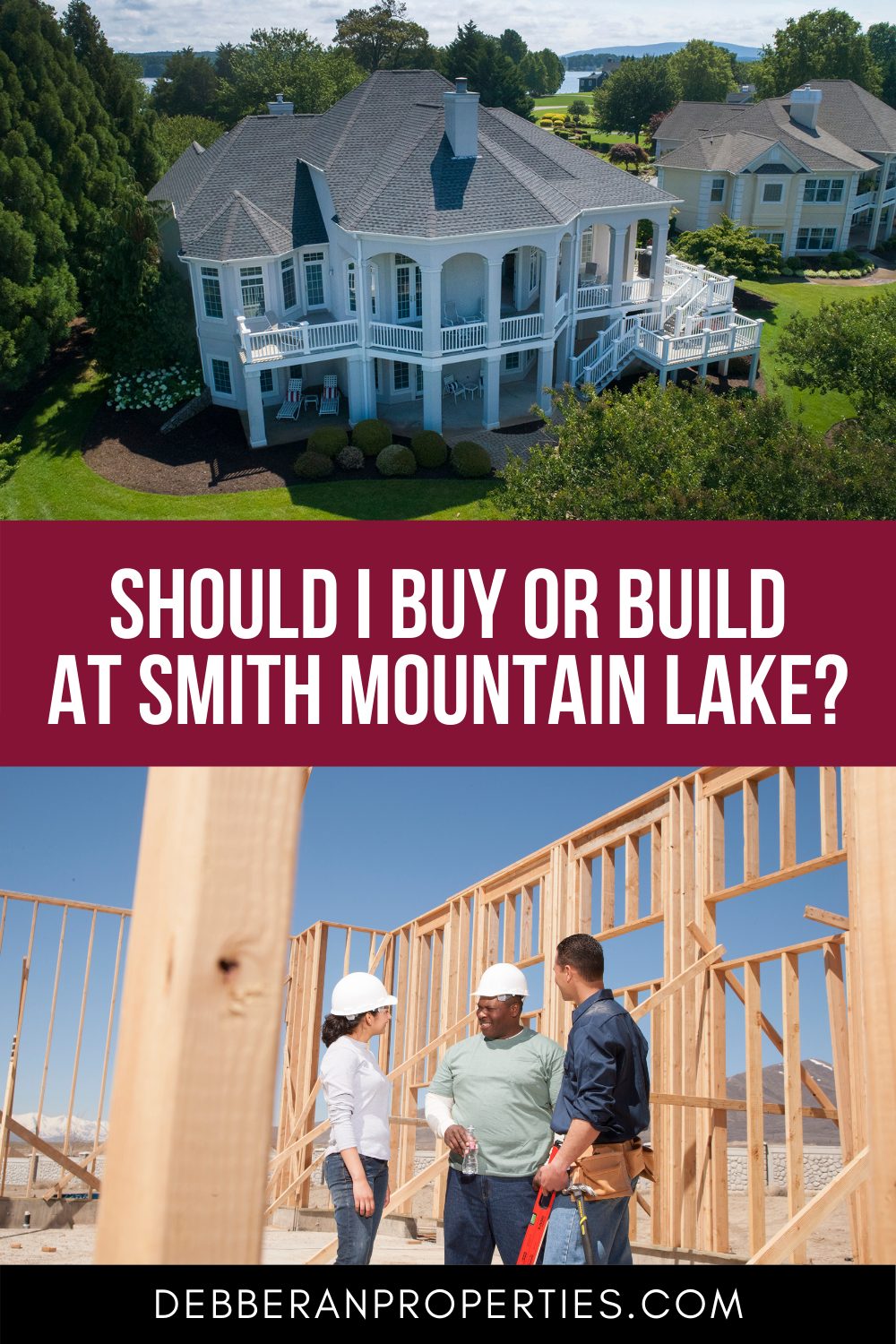 Custom Build on a Smith Mountain Lake Property