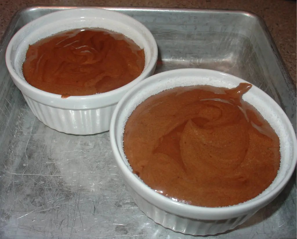 Chocolate Souffle for Two