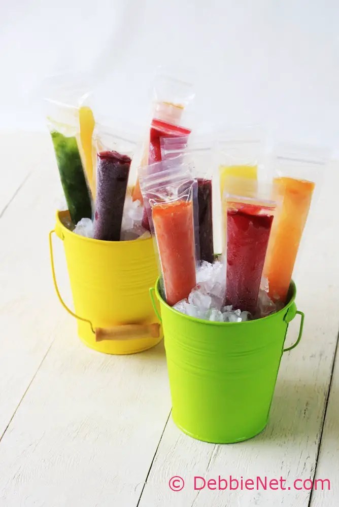 Homemade Yogurt and Ice Pop Tubes