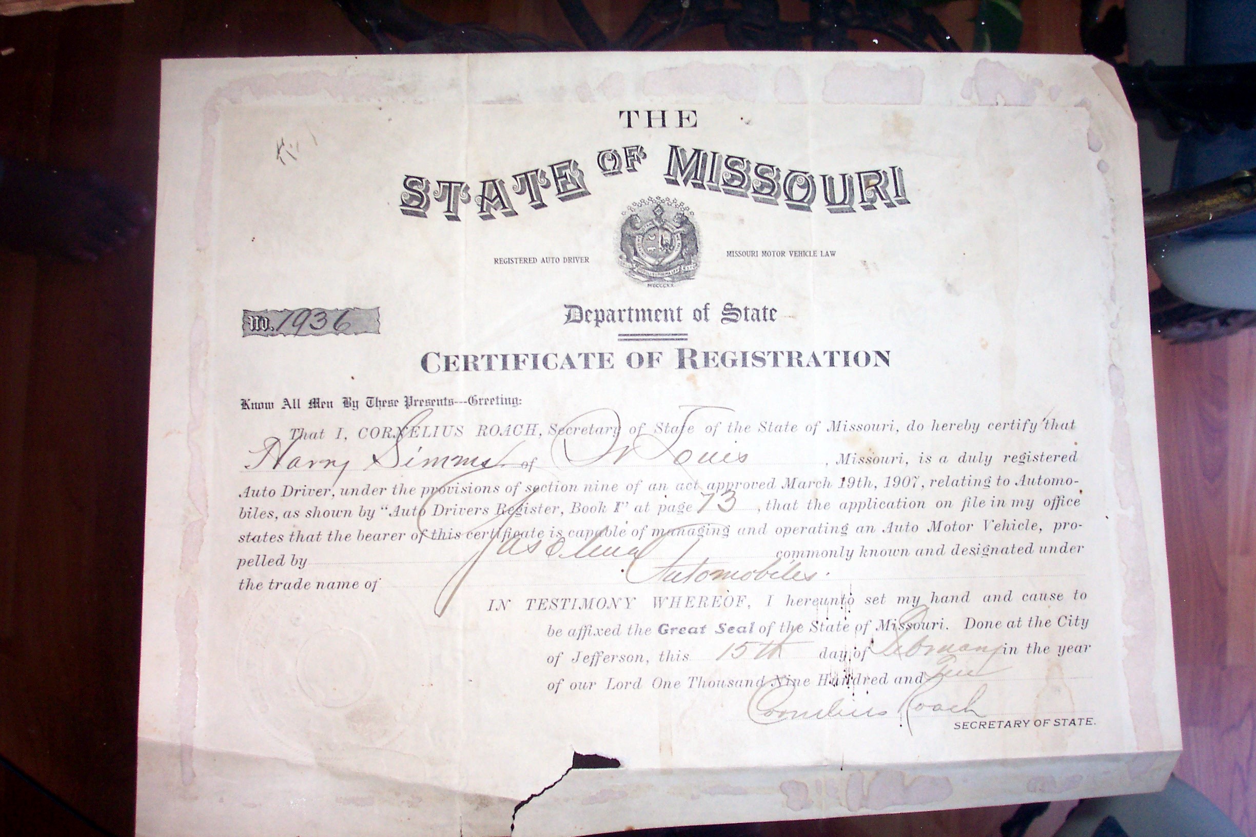 missouri genealogy links